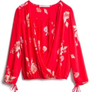 Collective Concepts Aimee Tie Detail Surplice Top